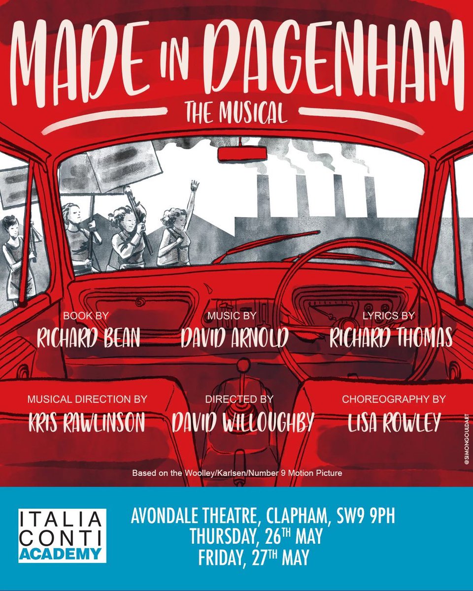Break a leg to the first cast of Made in Dagenham today!