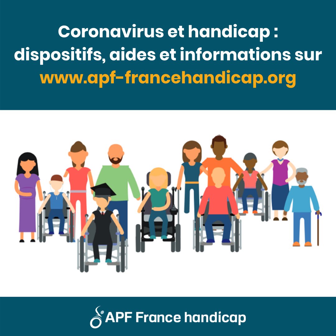 👉 Droits et démarches en période de #COVIDー19, #vaccination, santé, questions juridiques ou sociales….

💡 Retrouvez des ressources utiles et des informations dédiées aux personnes en situation de #handicap et à leurs proches sur notre site ➡️bit.ly/3mPcNnE