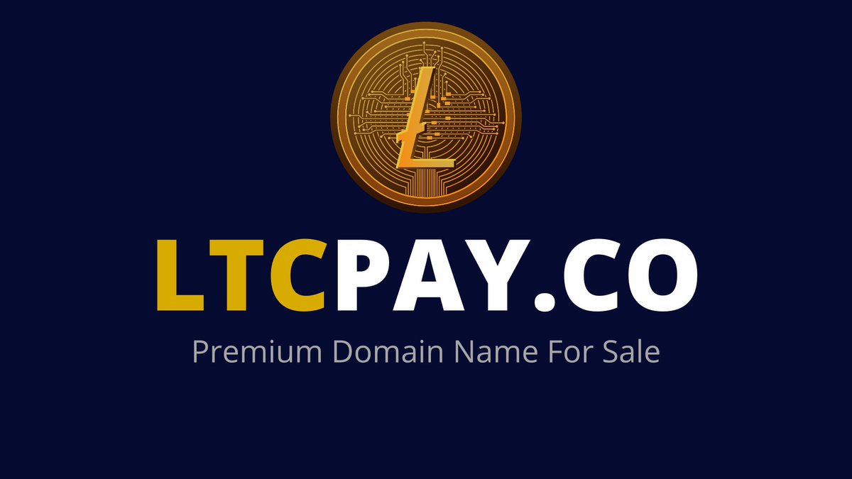 domains_perfect's tweet photo. https://t.co/HM8NDq5sNd $3900 Only
Excellent #Domainname Listed For Sale @Sedo
Hurry grab this phenomenal top level #Domain name today!
#Litecoin #LTC #LTCPAY #VISA #Mastercard #Crypto #cryptocurrency #Blockchain #Bitcoin #cryptotrading #doge #paypal #Domains #Defi #fintech https://t.co/G4FGvrvapj