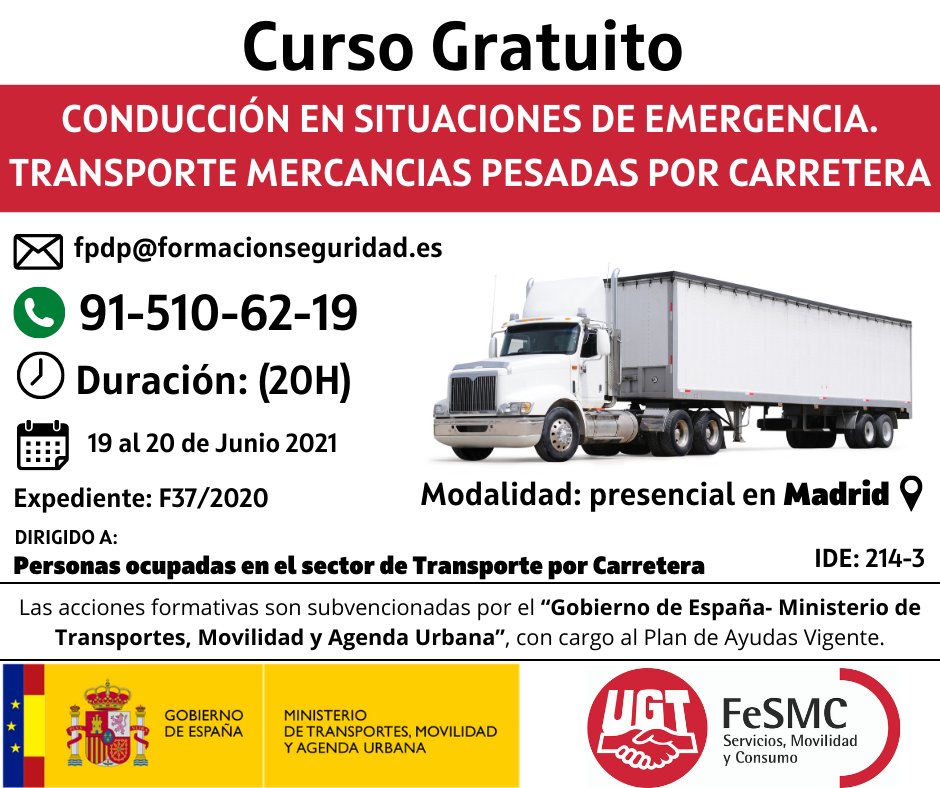 FondoFormacion1's tweet photo. Curso Gratuito🎓
Para mayor información👈
 fpdp@formacionseguridad.es
Teléfono móvil 91-510-62-19

#cursosgratuitos #cursosgratis #virtual #formacion #trabajadores #autonomos #solicitaplaza #avanzar https://t.co/Yl1rTQbHjt