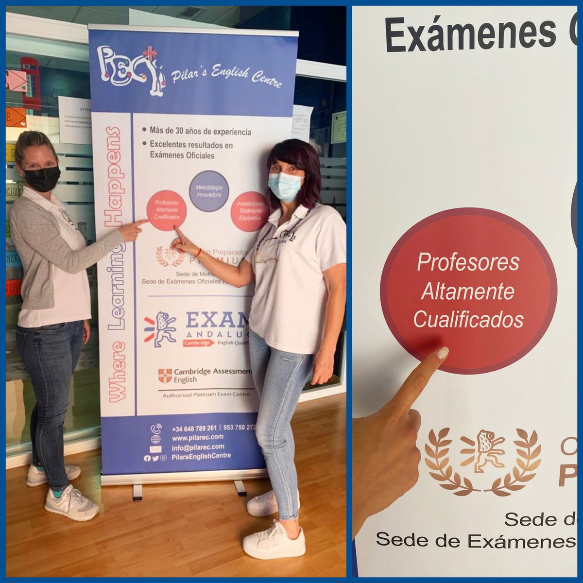 Estamos muy contentos de decir que Gloria y Laura son ahora examinadoras orales de Cambridge! Estamos muy orgullosos de ellos y ellas también están orgullosos de sí mismas! Enhorabuena! 🤗 <a href="/ExamsAndalucia/">ExamsAndalucia</a>
#CambridgeEnglishSpain #examsandalucia #speakingexaminers #speakingexams