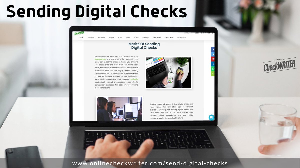 webcheckwriter's tweet image. onlinecheckwriter.com/send-digital-c…

It is now possible to send paperless Digital Checks to your payee. Create customized checks with your design using OnlineCheckWriter and transfer them through email as a one-time printable and trackable pdf file.

#DigitalChecks #SendDigitalChecks #ECheck