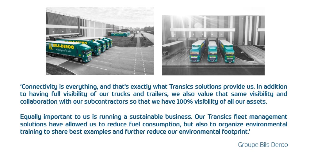Having used #Transics solutions for almost a decade, Bils Deroo have benefited from both #truck and #trailer #connectivity solutions. ⬇️ #mobilizingCVintelligence #CVIntelligence #EmpoweringFleets <a href="/Transics/">Transics</a>