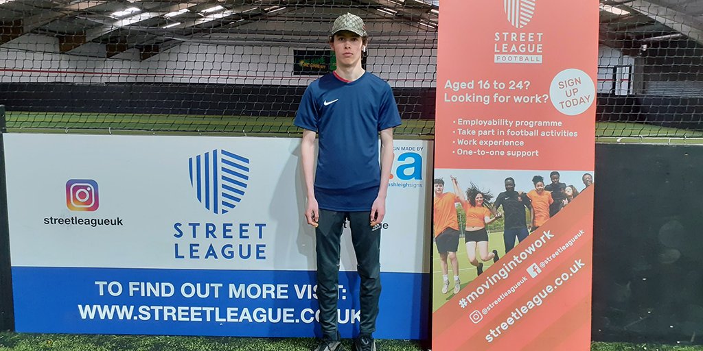 It's Nathan's first pay day today 🎉

"When I started Street League, I never saw myself working full-time, I am proud to say I now have a full time job.” Nathan, 18.

We made sure he was ready for his first day, providing him with a phone, work clothes and a monthly bus pass.