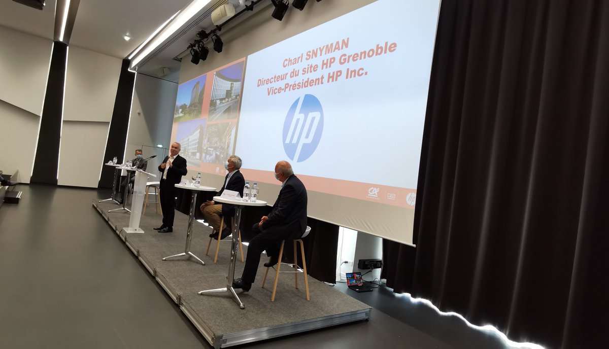 #PointPresse Les grandes parties prenantes du projet #YSPOT réunies ce matin pour un point sur l'évolution de ce lieu dédié à l'#innovation collaborative 🤝🚀 <a href="/HP_France/">HP France</a> <a href="/CEA_Officiel/">CEA</a> #grenoble
