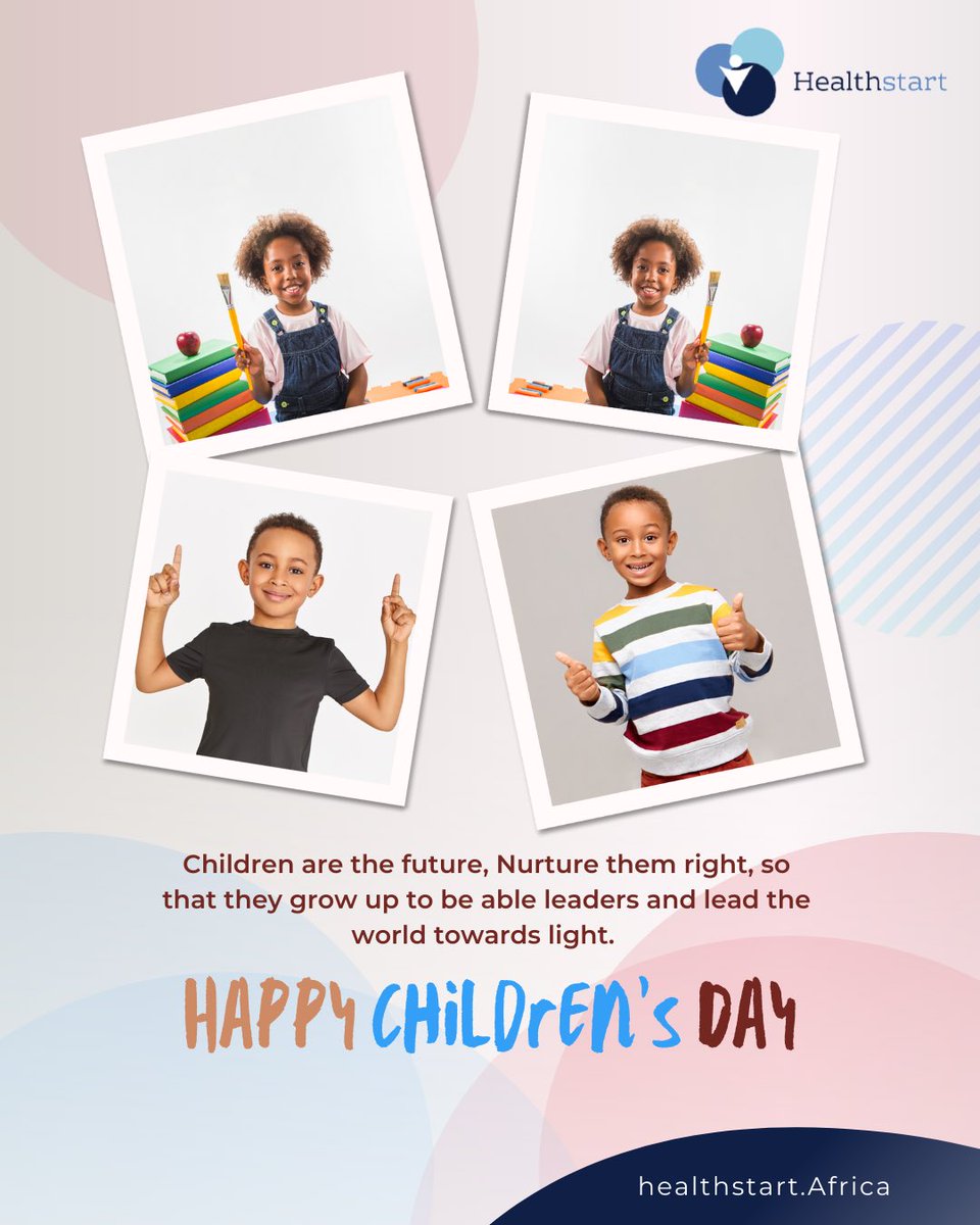 healthstartAF's tweet photo. Happy children’s day to everyone out there. We celebrate everyone, even you that is all grown up now 😅! https://t.co/J5NijUP4Tc