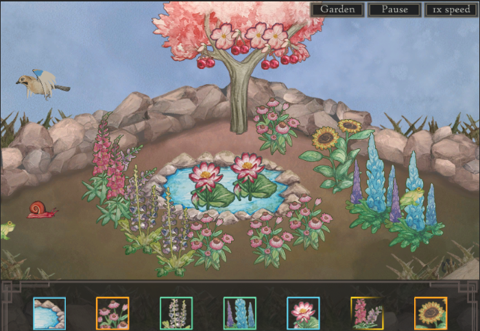 kriswb's tweet photo. Flourish πΊ
A casual, hand-drawn strategy game about planting flowers and placing ponds to gather nitrogen, potassium and water to plant more plants and upgrade your tree to bear fruit π
π»#GreatSpringGameJam2021 entry
π
out now
π° nyop
πhttps://t.co/4HD9AQtt8Q https://t.co/5S8ISbBStN