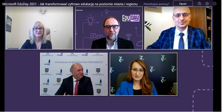 UniaMetropolii's tweet photo. Dziś odbyło się wydarzenie #MicrosoftEduDay "Jak transformować cyfrowo edukację na poziomie miasta, regionu i gminy", pod patronatem https://t.co/oUherXvYWi.@UniaMetropolii Celem było przedstawienie najlepszych praktyk cyfrowej transformacji edukacji realizowanych przez samorządy https://t.co/4zlQF700Gz