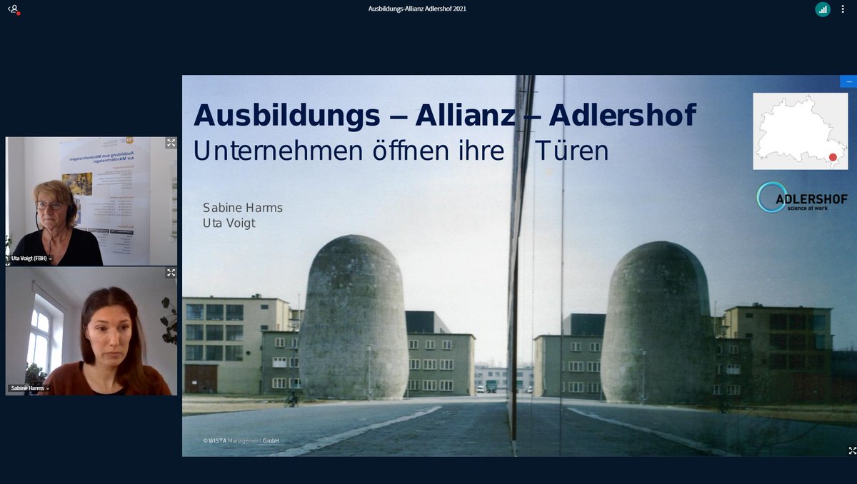 anh_berlin's tweet photo. Ausbildungs-Allianz-Adlershof - hat Spaß gemacht. Großes Dankeschön an alle Unternehmen, die ihre Türen für Schüler*innen geöffnet haben! #Adlershof #Ausbildung #Mikrotechnologie #Photonik #Berlin @Technologiepark @ihkberlin @FBH_news @BerlinerGlas @BrukerNano @KONECorporation https://t.co/A1RuacyVNH