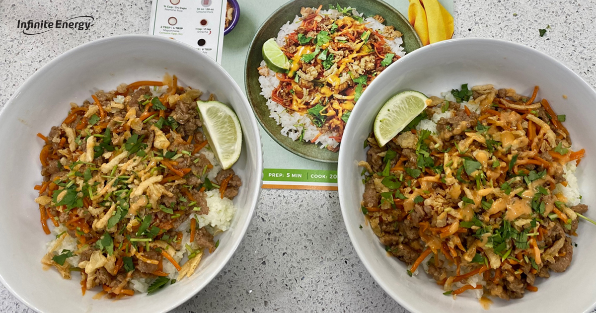 InfiniteEnergy's tweet image. For Employee Appreciation Day, we surprised employees with gift cards to Hello Fresh! Check out these delicious dishes by Arielle M., Lisa K. and Russ M.