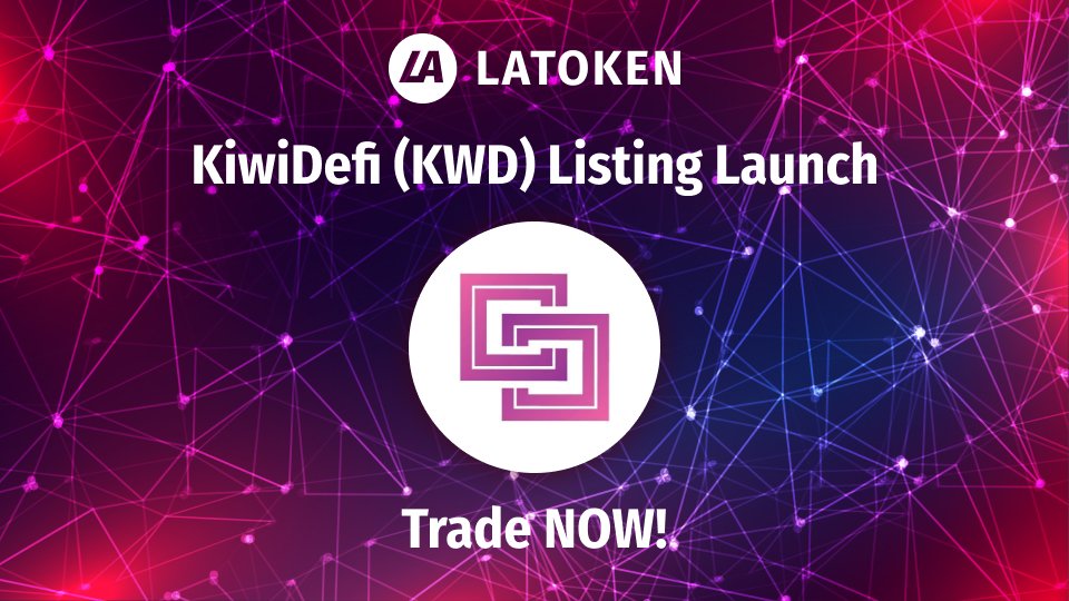 KWD is open for trading on LATOKEN!

<a href="/Kiwi_defi/">KiwiDefi</a> is a TRON-based protocol ecosystem that aims to simplify user interaction with popular Defi protocols.

Learn more and trade KWD on #LatokenApp