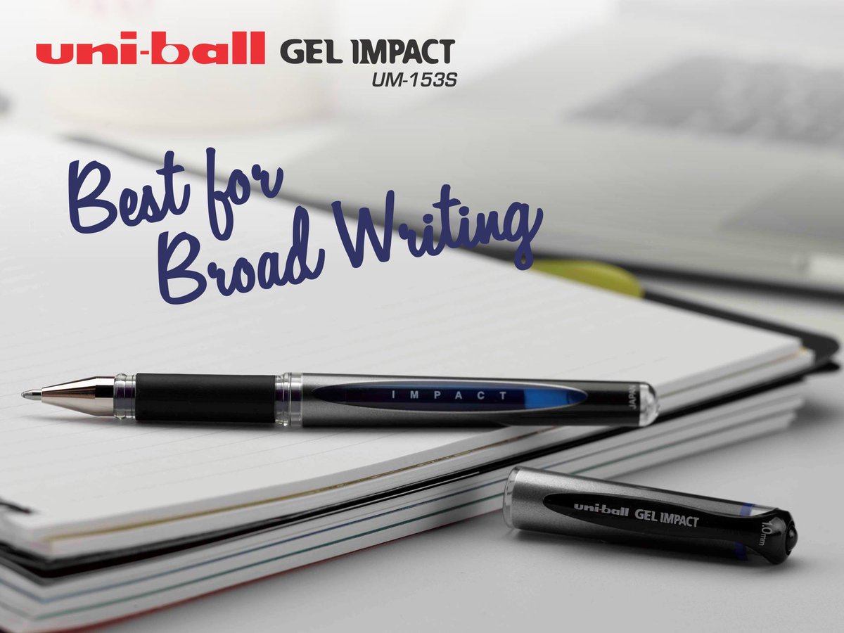 AdvatechLimited's tweet photo. When you need to create an impact #UniballGelImpact does it!
Gel Impact UM 153S - The best for document use, Durable needle tip, Scratch free tip, Long shelf life
#CreateAnImpact . https://t.co/MckmOPwgbH