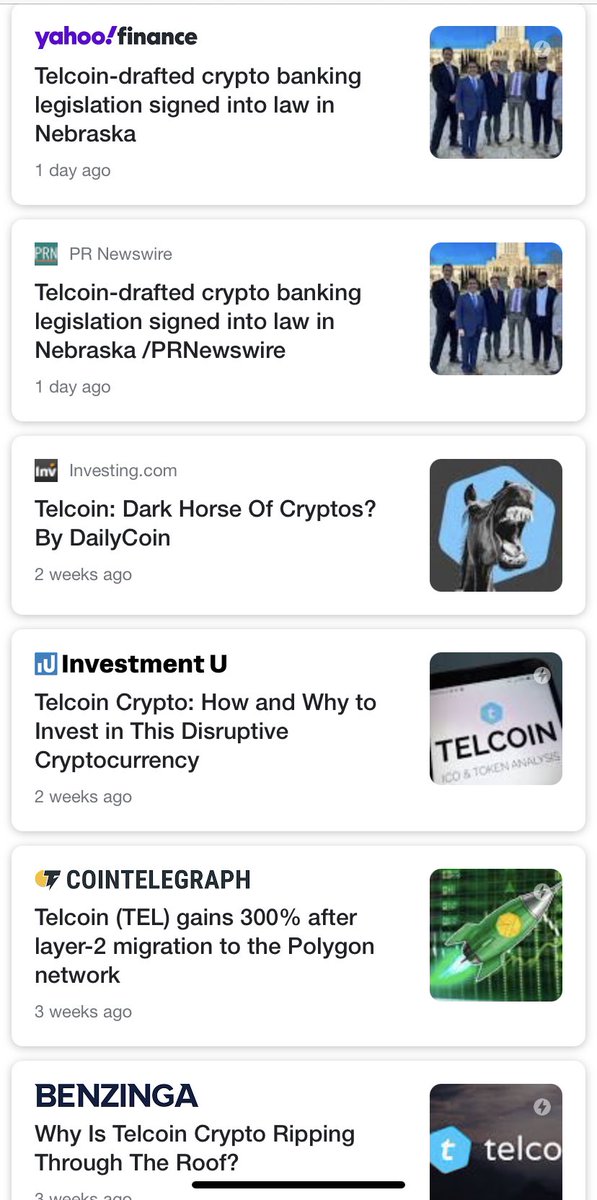 TelcoinUSA's tweet photo. Just a little $TEL news before some Big TEL news @telcoin_team
#Noitisiuqca #Thirty #June16 https://t.co/FnP265QENG
