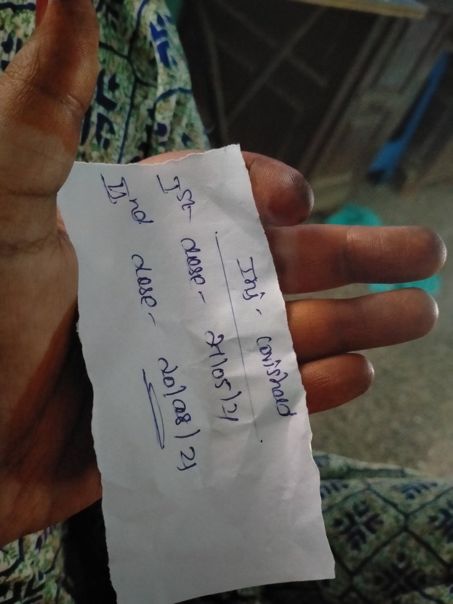 SushmaBharathi1's tweet photo. Vaccinated today...
#Ramanathapuram
#vaccinated #CovishieldVaccine #StaySafe https://t.co/B2aEyDl2NK