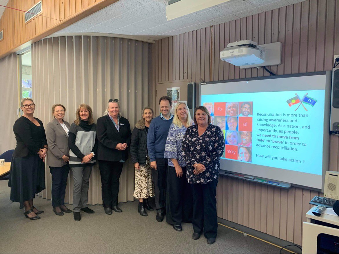 VickiBowen14's tweet photo. National Reconciliation Week  Today Glenfield Education Office hosted a reconciliation gathering to ensure our colleagues learn from the First Nations people they work alongside. Amazing work today @LesleymarkMarks for organising this very emotional @kylielcaptain @VJegers https://t.co/iR2d9IGBxg