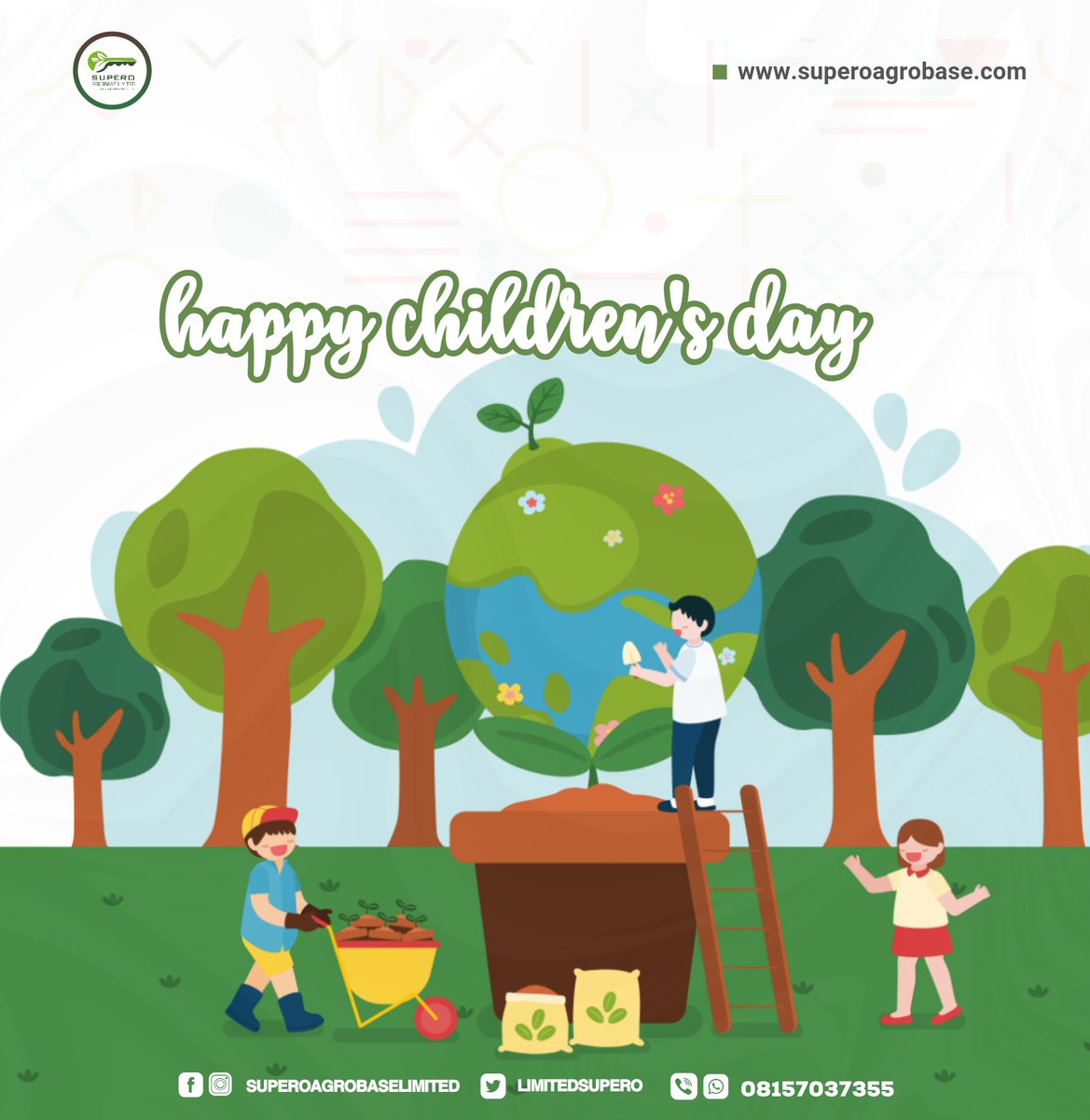 LimitedSupero's tweet photo. Children are indeed God's heritage, the hope for the future we long to see and live in. 

Happy Children's Day!

#Supero #ChildrensDay  First Lady Tosin Victor Moses Remi Tinubu #superoagrobase https://t.co/tN8vJGjaMx