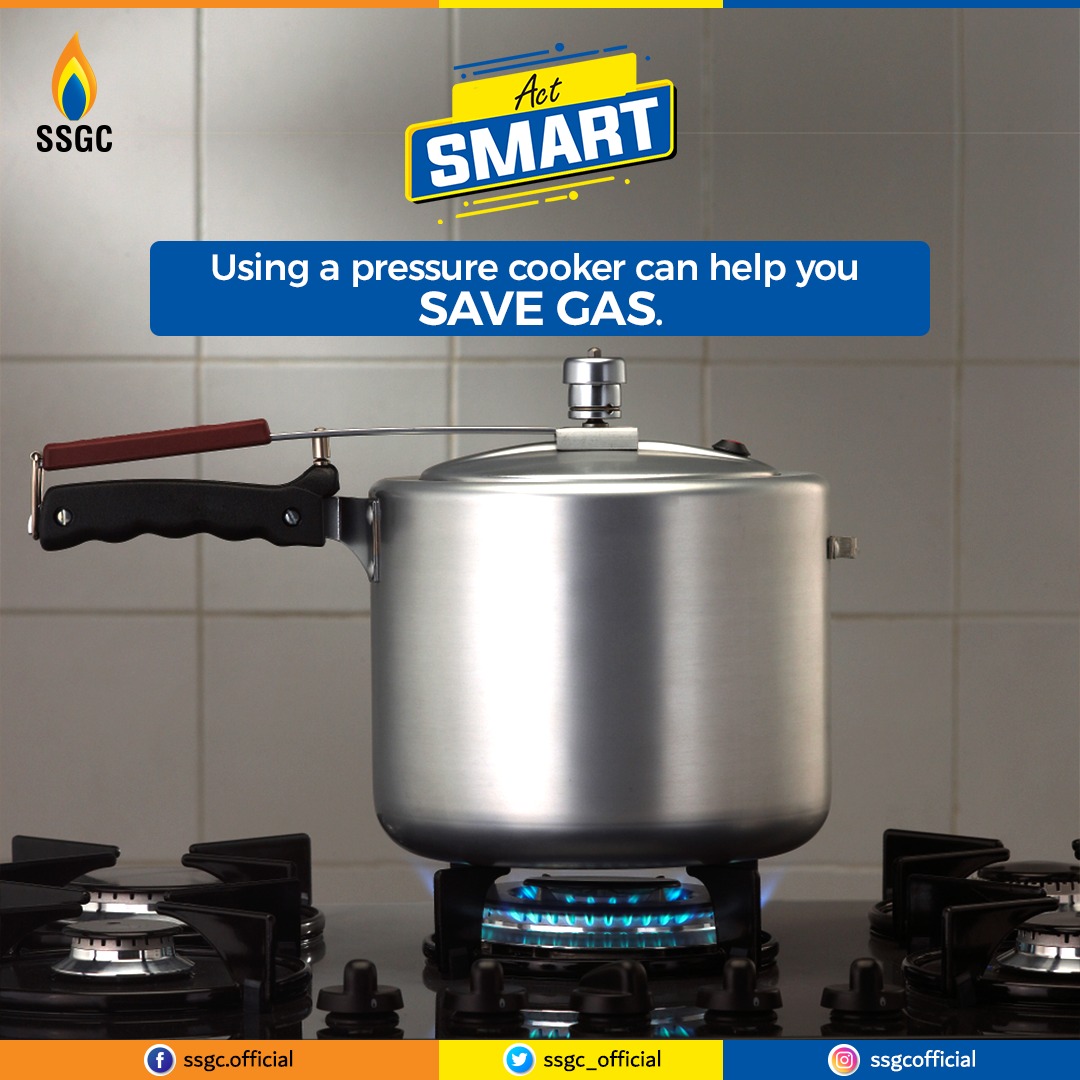 SSGC_Official's tweet image. Using a pressure cooker can help you SAVE GAS. 

#SSGC #SaveGas #ActSmart