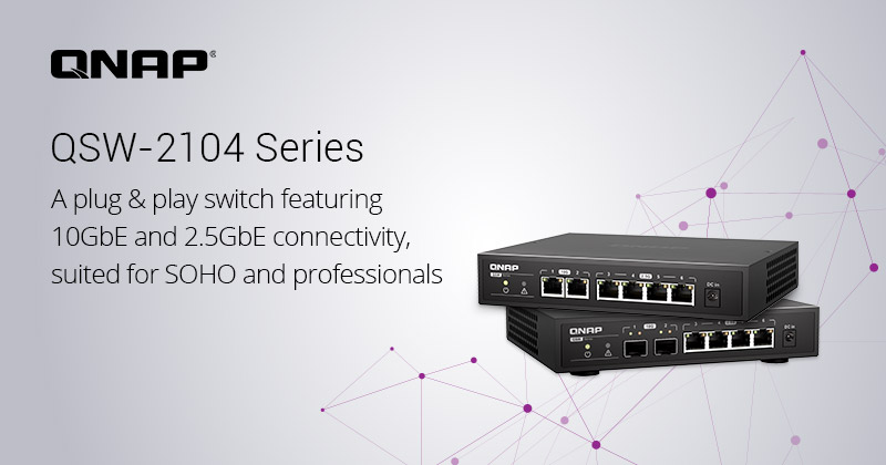 QNAPEspana's tweet photo. ¡Novedad! 🔥 Presentamos la serie QSW-2104 de Switches no gestionables con 6 puertos y conectividad de 10GbE y 2,5GbE para pequeñas empresas y profesionales.
📌 https://t.co/xkc8VrwPLj
#QSW2104 #switch #networking #redes #10GbE #pymes #unmanagedswitch #switchnogestionable #QNAP https://t.co/ztvGy2CPA9