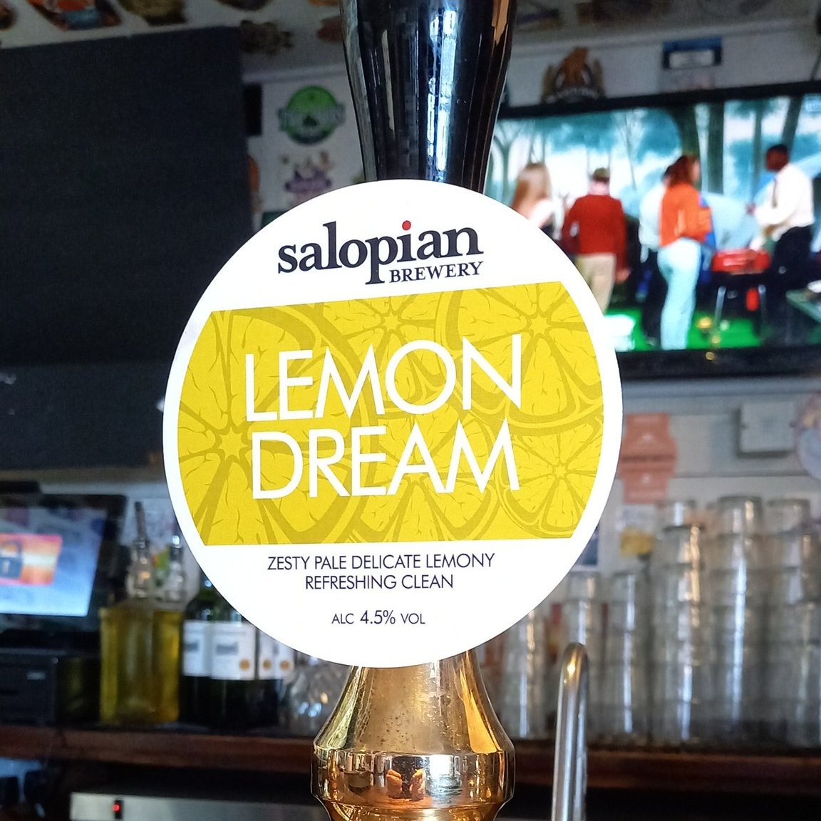 The AJ (@theajpub) on Twitter photo Lemon Dream on tap π»<a href="/SalopianBrewery/">Salopian Brewery</a> - a golden ale that is brewed using organic lemons. Summer Vibes! Lemon Dream on tap π»<a href="/SalopianBrewery/">Salopian Brewery</a> - a golden ale that is brewed using organic lemons. Summer Vibes!