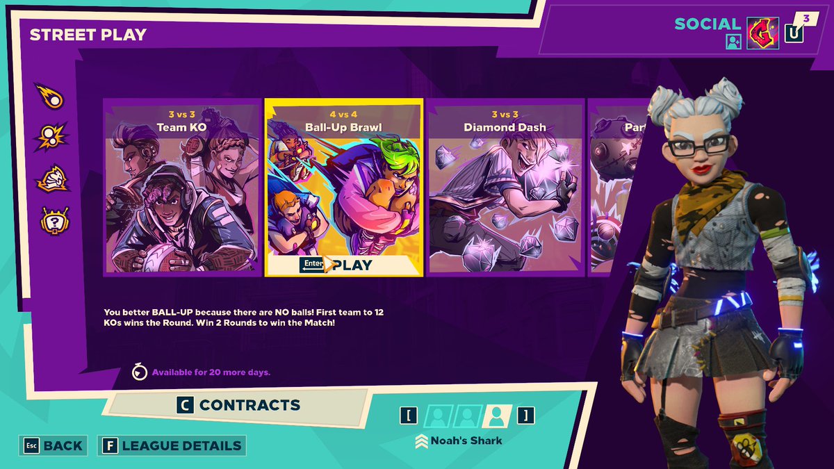 Knockout_Info's tweet photo. New in #KnockoutCity is the Ball-Up Brawl playlist! 

In this playlist there are no balls available to get your knockouts. Indeed let your teammates ball-up and throw them around the map! 🤹 https://t.co/Y17Qeg6VFs