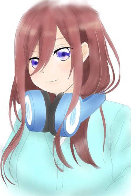 NAKO(せあら)さんがTwitterに投稿した中野三玖(五等分の花嫁)のイラスト。