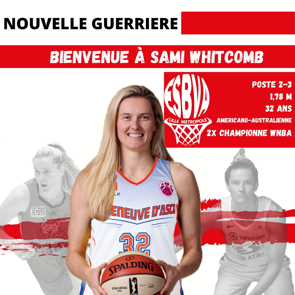 ESBVALM's tweet photo. ✍️ Sami WHITCOMB signe à l'ESBVA-LM !
ℹ️ Plus d'infos ici : https://t.co/uBcQCOokVD
Bienvenue Sami 😊
#ESBVALM #Guerrières https://t.co/cayqDsyRLQ