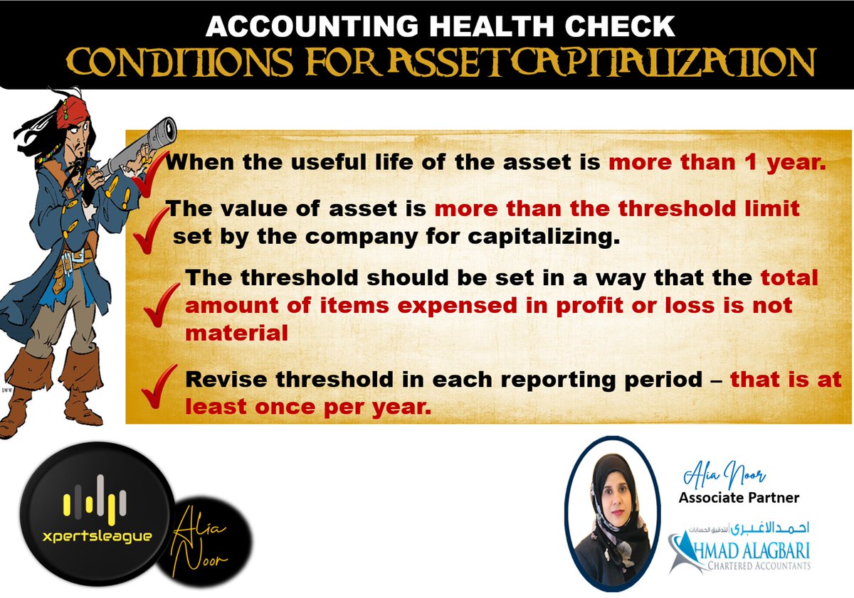 Aliaznoor's tweet photo. #assetcapitalization
𝐀𝐂𝐂𝐎𝐔𝐍𝐓𝐈𝐍𝐆 𝐇𝐄𝐀𝐋𝐓𝐇 𝐂𝐇𝐄𝐂𝐊
 #xpertsleague #capitalizationthreshold #materialitylevel #accounting #financialreporting https://t.co/czqfB9gwda