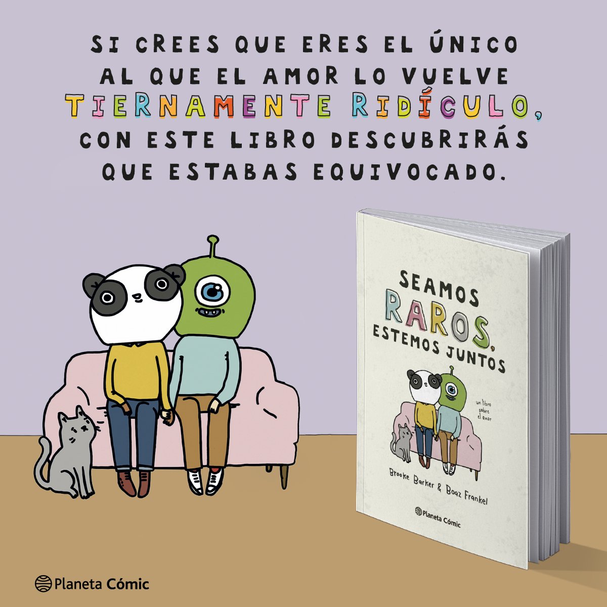 Si crees que eres el único que el amor lo vuelve tiernamente ridículo, con este libro descubrirás que estabas equivocado.

En junio llega «Seamos raros, estemos juntos», un delicioso cómic de <a href="/brooke_rene/">Brooke Barker</a> sobre el #amor en pareja.

🐼 ow.ly/oqyr50ES9Xu