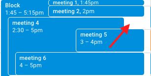 "I found some space in your calendar"