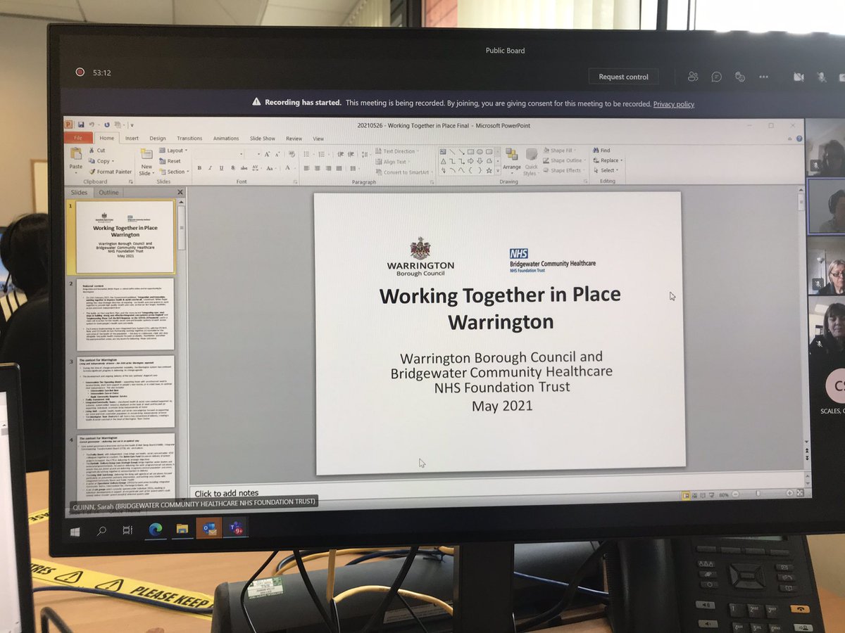 sarahhaworth3's tweet photo. Excellent presentation @Bridgewater_NHS Board about the vision and impressive progress thatโs already been made working together in Place, exciting to be part of it in my new role ๐ค#trueintegration https://t.co/wljrhn2F5S