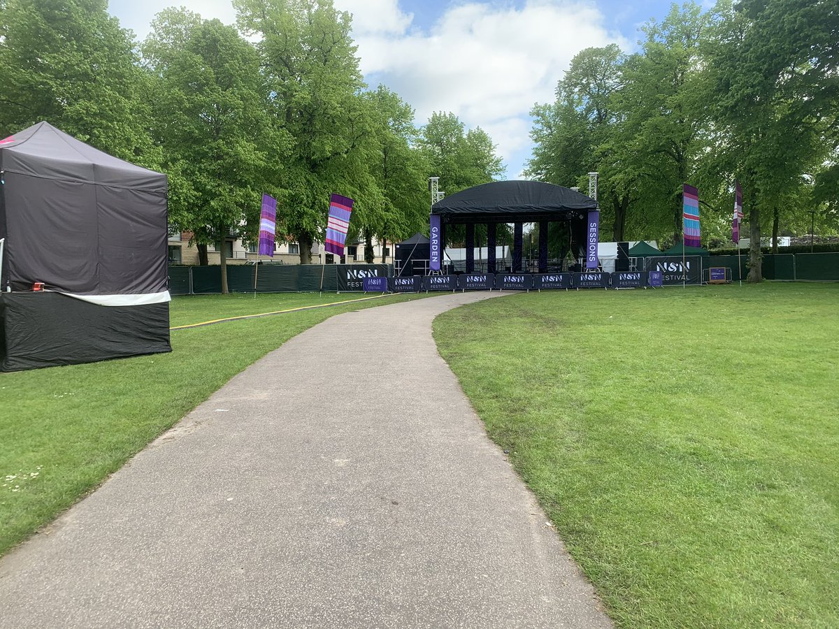 Ready for the garden sessions <a href="/NNFest/">Norfolk & Norwich Festival</a>