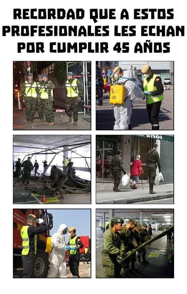santi544's tweet photo. @reclutamientoES @Defensagob @EjercitoTierra @EjercitoAire @Armada_esp @EMADmde @AgustinRosety @Defensagob @MGutierrezCs @NUET @otazu35 @PabloCamPiq #misionbaluarte
#COVID19 #NoSomosUnGastoSuperfluo https://t.co/c2BpUJxhkg