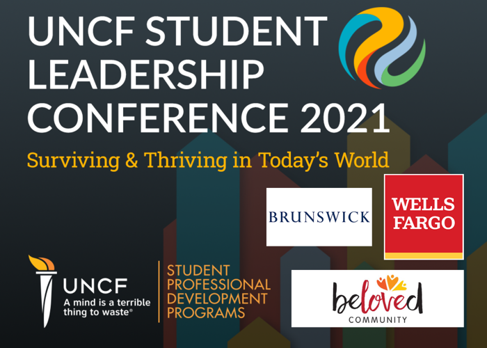 UNCF's tweet photo. This year the 2021 #UNCFSLC will teach our attendees best practices for their #summerinternships, in a panel discussion featuring business leaders from @WellsFargo 🏦 , @BrunswickGroup📈 , and @Beloved_US ✊🏾 #UNCFSLC #HBCU #intership  #panel https://t.co/Z8yNsmjZCZ