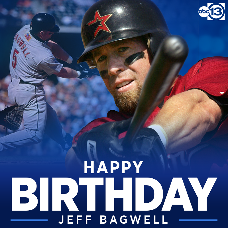 Happy Birthday Jeff Bagwell!  The Astro\s legend turns 53 today. 