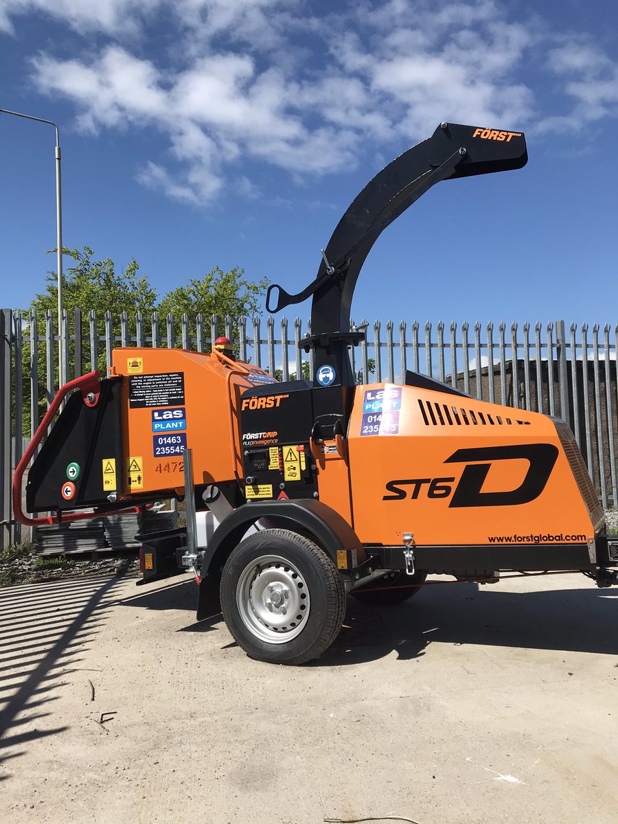 6” Towable Forst Wood Chipper, fitted with a powerful Kubota Diesel engine, auto intelligence electronics and a robust steel construction is our latest addition to the hire fleet. 
Call to arrange a demo or hire
lasplant.co.uk
☎️ 01463 235545
 #forst #hireinverness