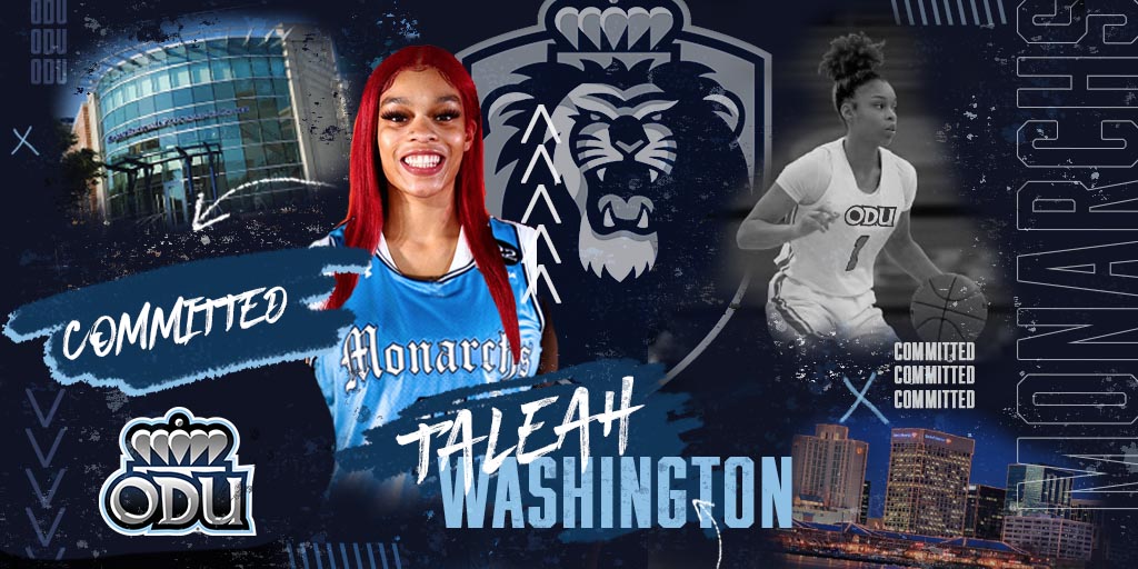 ODUWBB's tweet photo. Welcome to the 𝙈𝙊𝙉𝘼𝙍𝘾𝙃 𝙁𝘼𝙈𝙄𝙇𝙔, Taleah Washington ‼️

Taleah played the last two seasons at Syracuse and reached the Round of 32 in the last NCAA Tournament. She was a 2x state champion and 1,000-point scorer in high school.

#ODUSports | #ReignOn | #Monarchs https://t.co/L3Vs6r0Cjr