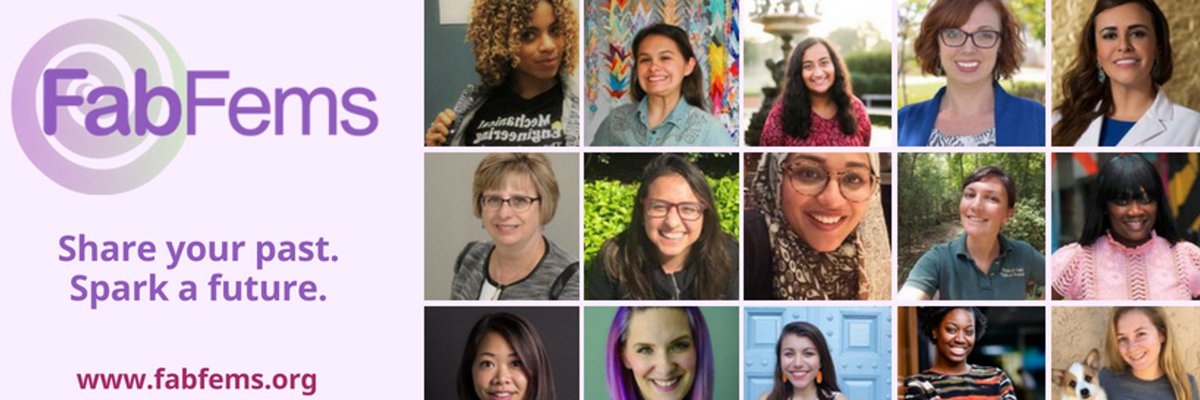 FabFems's tweet photo. We know #WomeninSTEM do great things. Thatโs why #FabFems created a mentor database to connect women in the field to #GirlsinSTEM. Consider signing up to be a mentor, or sharing this post with a young woman looking for inspiration https://t.co/v96kYBAT2m https://t.co/ZOdMTJz23j