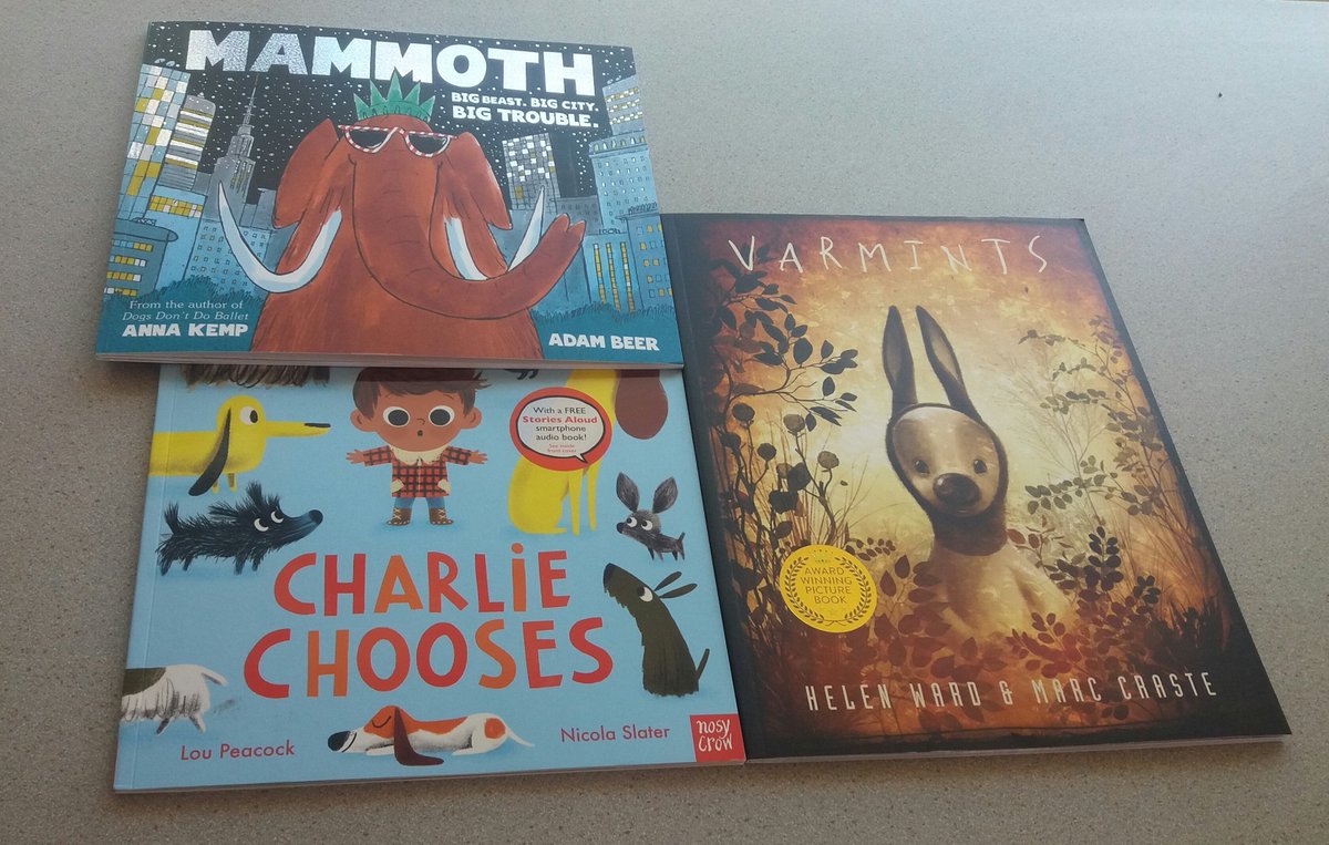 JamesNAuthor's tweet photo. A new beautiful book delivery!
🐶🐰🦣
@nicolaslater #LouPeacock ##HelenWard #MarcCaaste #AnnaKemp #AdamBeer
#PictureBooks #readingforpleasure https://t.co/D4FimVr8n9