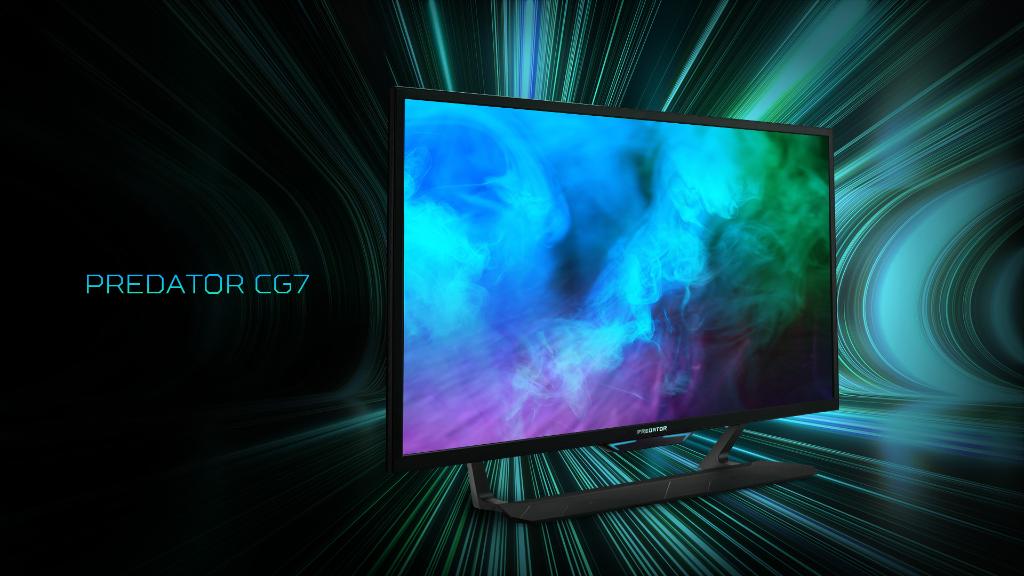 ES_Acer's tweet photo. Hemos presentado de nuevo el majestuoso #PredatorCG7 en #NextAtAcer. Vive una verdadera experiencia gaming en Gran Formato, gracias a:
✅ 42,5" 4K UHD VA
✅ 144 Hz y 1 ms
✅ @nvidiageforcees #GSYNC®
Ve más: https://t.co/PzIc6UNlWl
#PredatorGaming https://t.co/Fi3VxTcgyM
