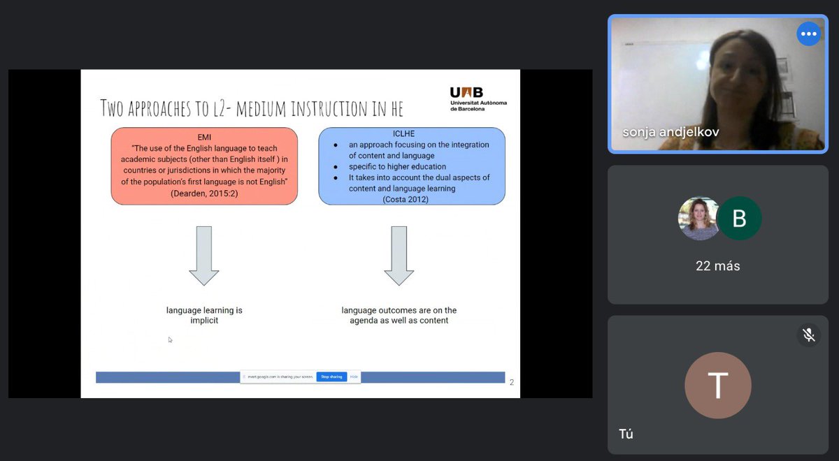 UdLCLA's tweet photo. Today, #UdL was hosting the II #ILCHE Spain Symposium! Thanks for all your enlightening contributions and sharing your thoughts on #EMI💪🏽🥳 https://t.co/iIxD5Lv52B