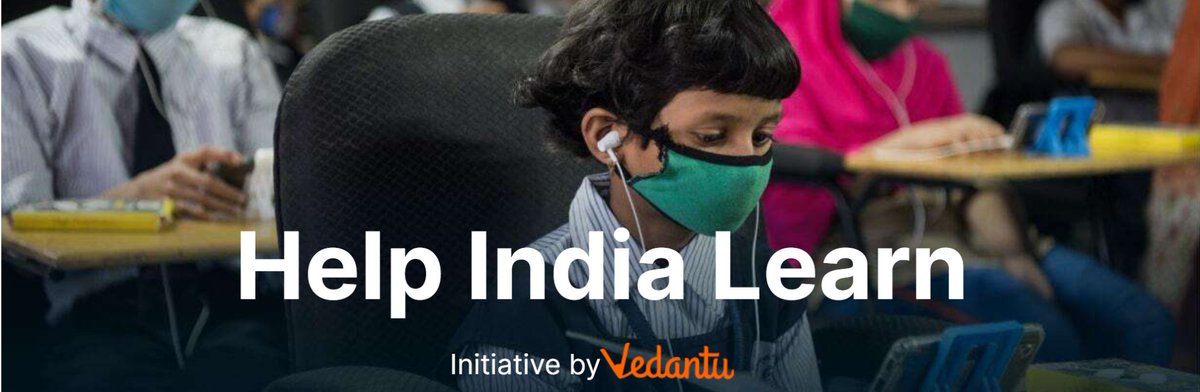 RajeshTY's tweet image. Vedantu has pledged a fund worth Rs 15 Crores towards securing the future of 12,000 children.

To Know More About The Initiative head on to:
helpindialearn.in
#vedantu  #helpindialearn