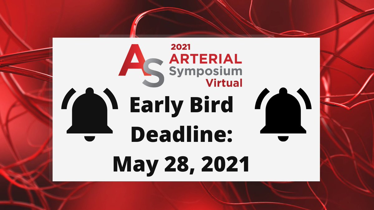 ArterialSympos1's tweet photo. Register today to take advantage of the early bird deadline. The inaugural Arterial Symposium will be offered as a 3-day virtual conference and will offer attendees the opportunity to claim up to 35 AMA PRA Category 1 CreditsTM. https://t.co/F5owmZ2bH6 https://t.co/h6677Q7CMR