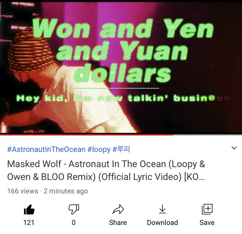 Loopy_TH's tweet photo. ปล่อยออกมาแล้วนะคะ สำหรับเพลง Astronaut In The Ocean (Remix) สำหรับใครที่ยังไม่ได้ฟังคลิกลิงค์นี้ได้เรยค่า ขอให้คืนนี้ทุกคนนอนหลับฝันดีไปพร้อมๆกับเสียงเพลงของศิลปินทั้งสี่คนเรยนะคะ 🤍🤴🏻
link: https://t.co/Tlvoc0tbFp
#LOOPY #BLOO #OWEN #UNCUTPOINT #MASKEDOFF https://t.co/cwAxwvnlrQ