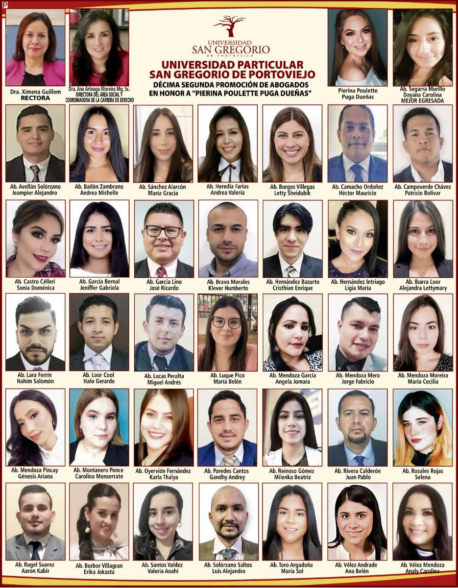 derecho_carrera's tweet photo. La Carrera de Derecho, la planta docente y administrativa extiende sus felicitaciones y les desea que su vida profesional esté llena de éxitos. Que su formación permita contribuir al desarrollo de la sociedad desde una perspectiva humanista. ¡Felicitaciones Abogados y Abogadas! https://t.co/0kf963GWSr