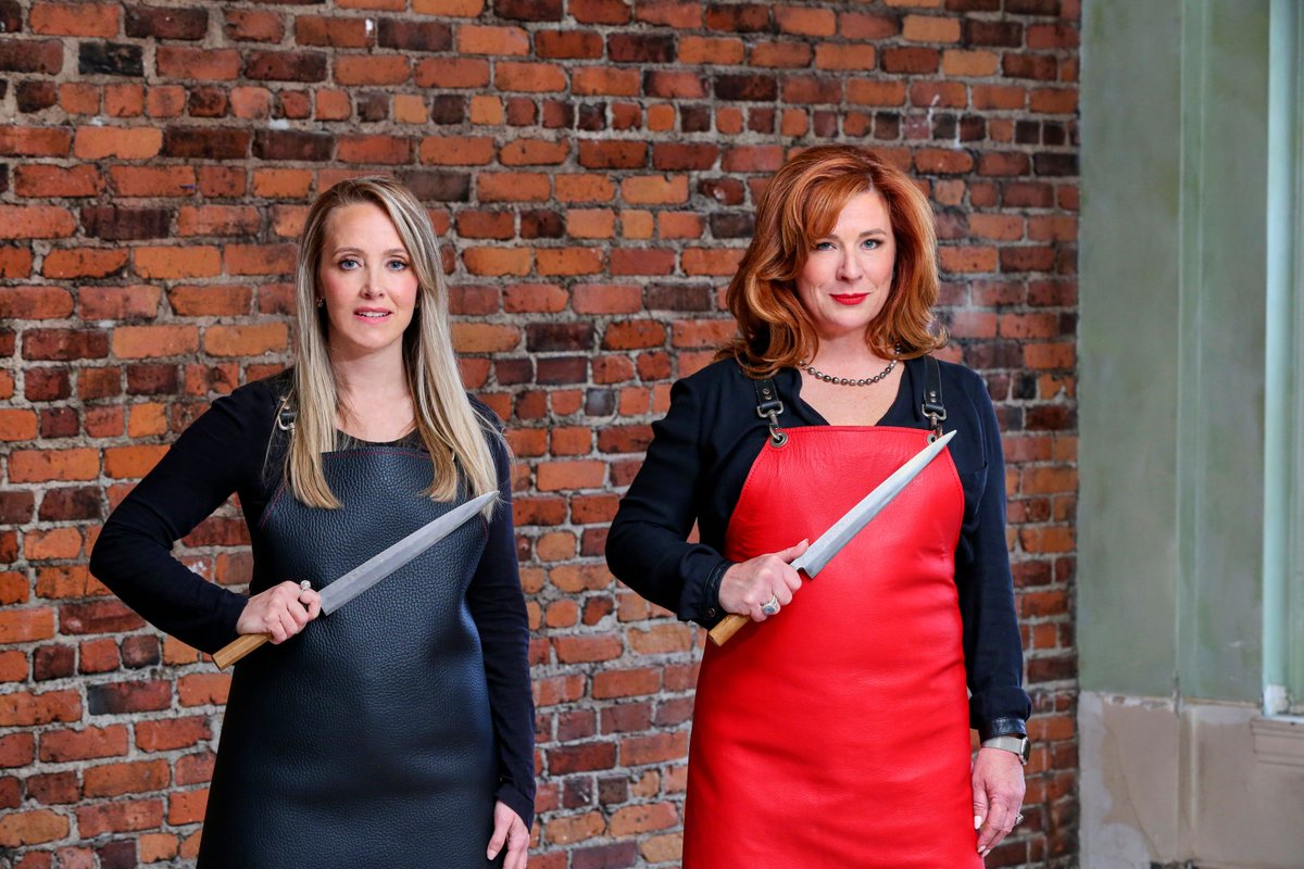 You don't want to mess with these #bossladies in or outside the kitchen. Kristen and Charity are both seen wearing Spice Alchemy's Cutting Edge Leather Aprons - available right here on Shops. 

Shop Now! ow.ly/3q4F50EVOBP