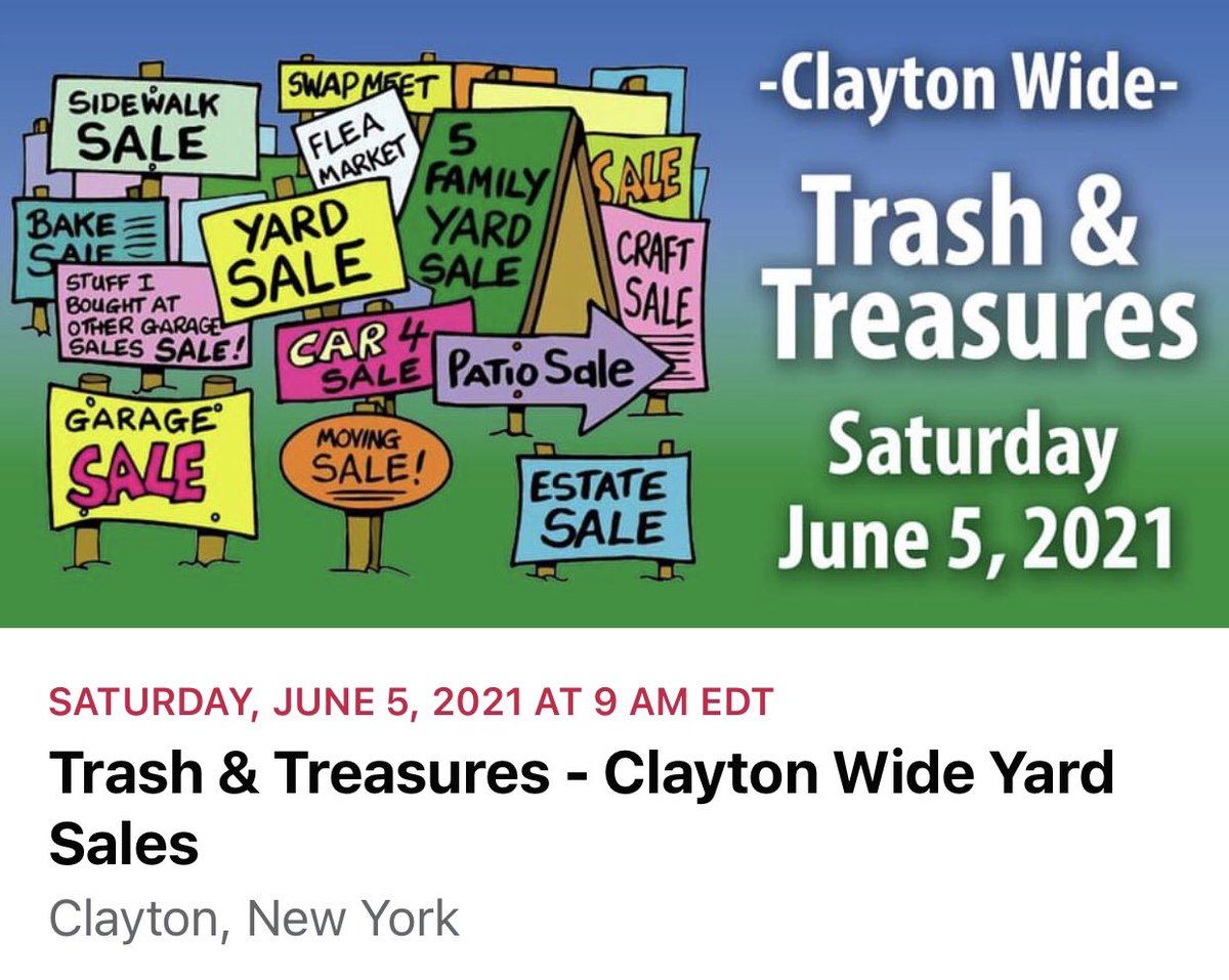 Parkstead_Clay's tweet image. Parkstead Clayton will be participating in the Clayton Wide Trash &amp;amp; Treasures Day again this year!  Stop by our Community while in Clayton!  #trashandtreasure #yardsales #communitywide #claytonny #parksteadclayton