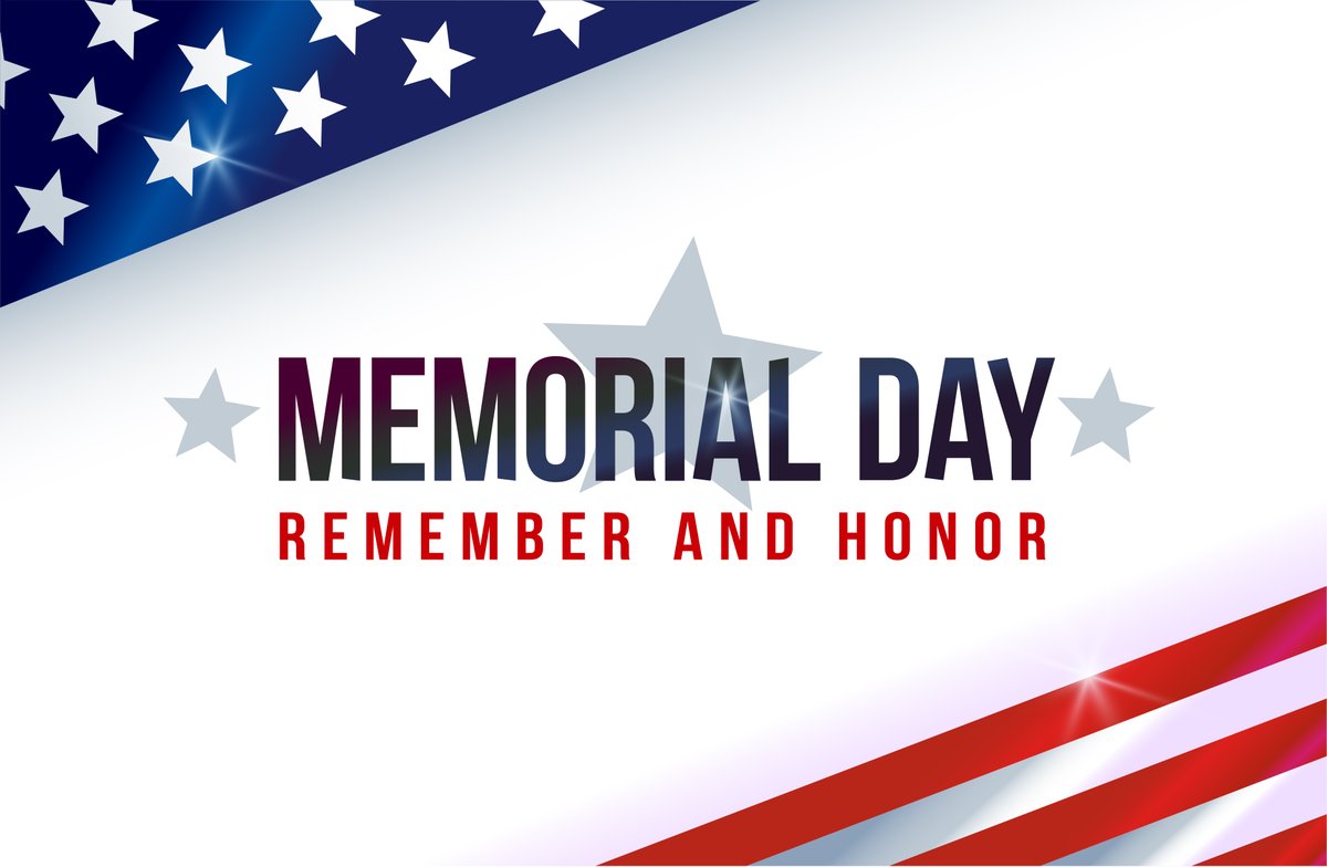 AllenCountyHD's tweet photo. All health dept. locations (including COVID-19 testing/vaccination sites) will be closed Monday, May 31 in observance of Memorial Day. Have a safe, healthy holiday weekend! https://t.co/lJj1VzY2TW