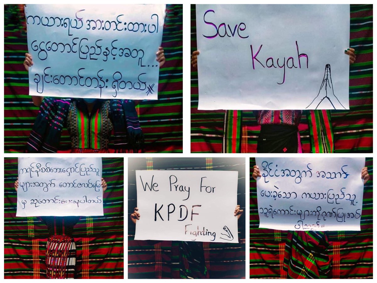 ThoonPa's tweet photo. Falam residents staged a domestic prayer strike to encourage the people of Kayah, saying that they are standing with the people of Kayah.  #StopInternetRestrictions #WhatsHappeningInMyanmar #May27Coup #MilkTeaAlliance https://t.co/q9Pdjhtr28
