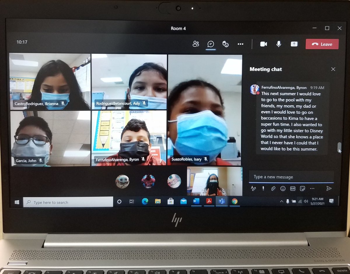 This morning we moved to ESL Virtual Breakout rooms, promoting maximum engagement and students collaboration <a href="/HISD_Crespo/">Crespo Elementary</a>