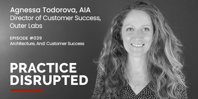 PracticeofArch's tweet photo. What do mid-career transitions look like, and how can individuals prepare to make the jump? Agnessa Todorova explains what skills from her training in architecture are most transferable to the work she's doing at @outer_labs. #practicedisrupted @gablmedia #careertransitions https://t.co/wcw77YYOAK